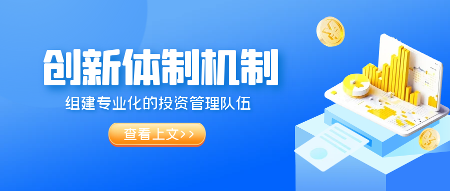 創(chuàng)新體制機(jī)制，組建專業(yè)化的投資管理隊(duì)伍